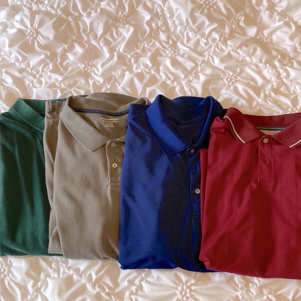 Lot of 4 Generic Polos